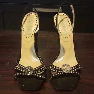 Catherine malandrino Swarovski crystal sandals